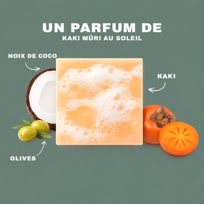 Savon désodorisant au kaki