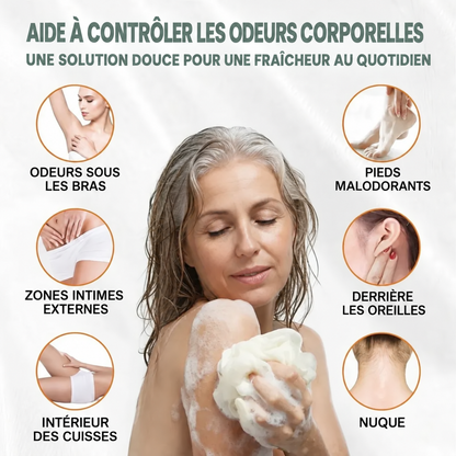 Savon désodorisant au kaki
