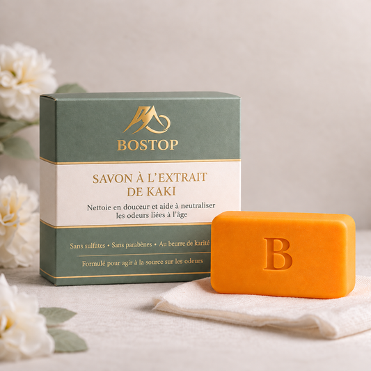 Savon désodorisant au kaki